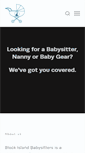 Mobile Screenshot of blockislandbabysitters.com